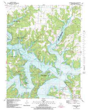 Shawnee Bend USGS topographic map 38093c4