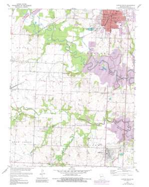 Clinton South USGS topographic map 38093c7