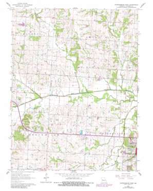 Warrensburg West USGS topographic map 38093g7