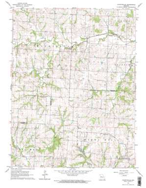 Fayetteville USGS topographic map 38093h7