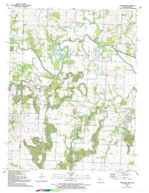 Worland USGS topographic map 38094b5