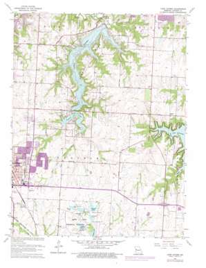 Lake Jacomo USGS topographic map 38094h3