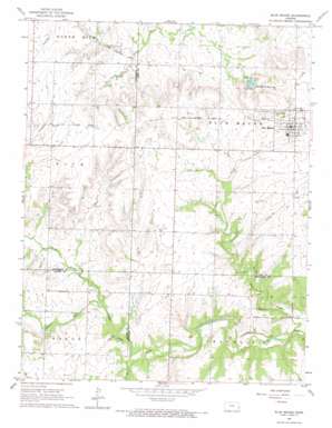 Blue Mound USGS topographic map 38095a1