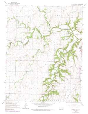 Garnett West USGS topographic map 38095c3