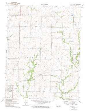New Strawn USGS topographic map 38095c6