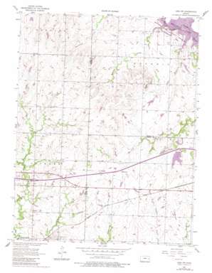 Lebo NW USGS topographic map 38095d8