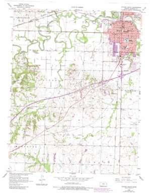 Ottawa South USGS topographic map 38095e3