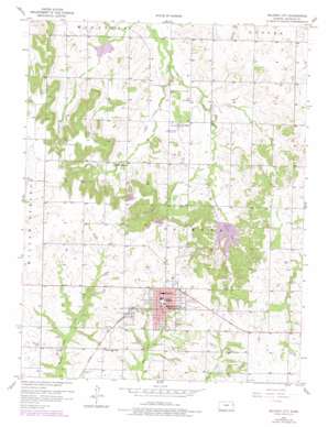 Baldwin City USGS topographic map 38095g2