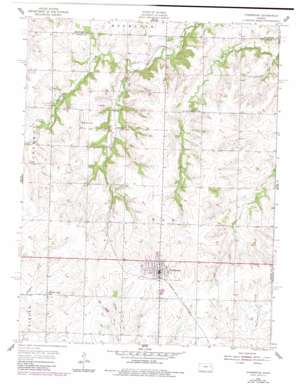 Overbrook USGS topographic map 38095g5