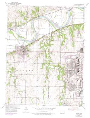 Eudora USGS topographic map 38095h1
