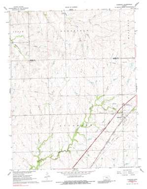 Cassoday USGS topographic map 38096a6