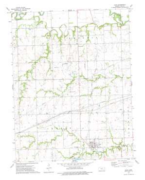 Olpe USGS topographic map 38096c2