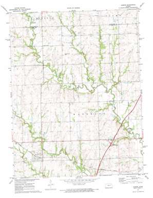Admire USGS topographic map 38096f1
