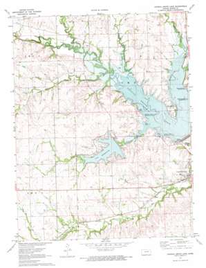 Council Grove Lake USGS topographic map 38096f5