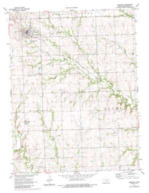Lake Wabaunsee USGS topographic map 38096g1