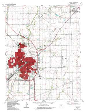 Newton USGS topographic map 38097a3