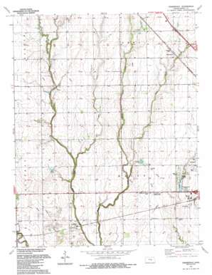 Hesston USGS topographic map 38097a4