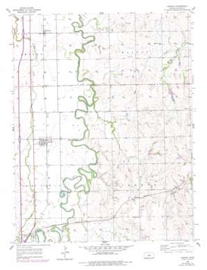 Assaria USGS topographic map 38097f5