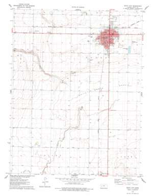Scott City USGS topographic map 38100d8