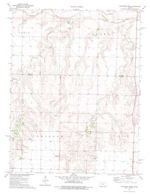 Cheyenne Creek topo map
