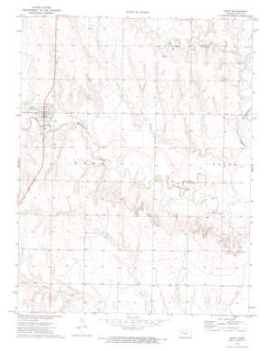 Gove USGS topographic map 38100h4