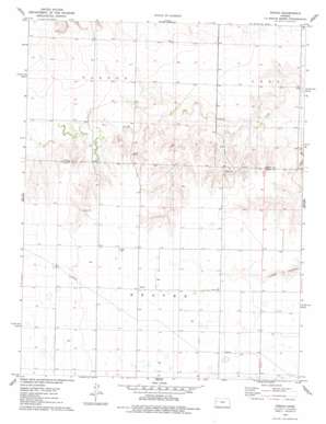 Pence topo map