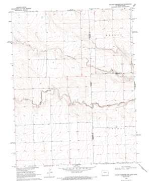 Cheyenne Wells 4 Ne USGS topographic map 38102f1