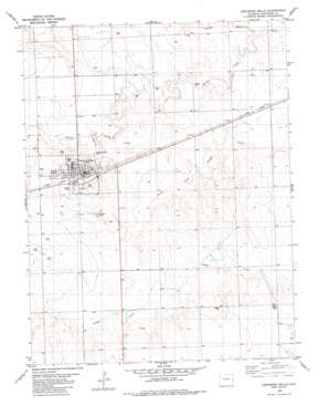 Cheyenne Wells USGS topographic map 38102g3