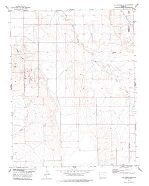 The Pinnacles USGS topographic map 38103d5