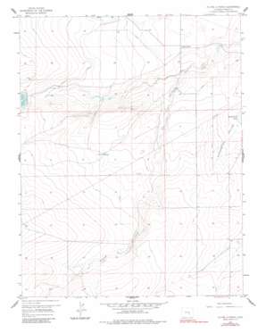 Flying A Ranch topo map