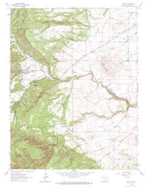 Beulah USGS topographic map 38104a8