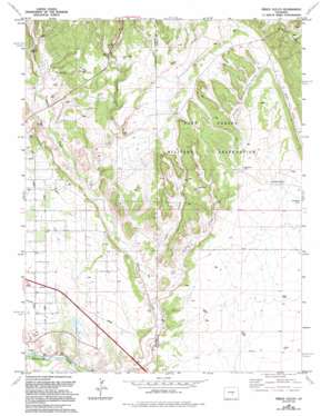 Pierce Gulch USGS topographic map 38104d8
