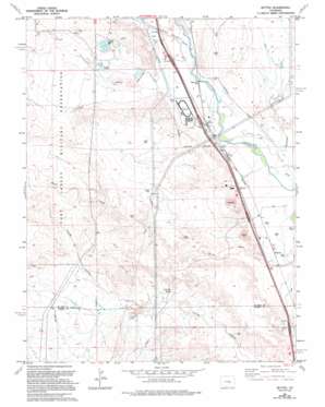 Buttes USGS topographic map 38104e6