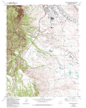 Cheyenne Mountain topo map
