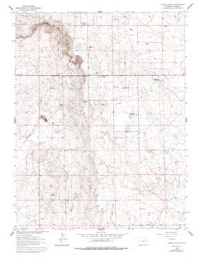 Corral Bluffs USGS topographic map 38104g5