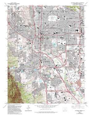 Colorado Springs topo map
