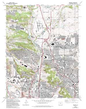 Pikeview USGS topographic map 38104h7