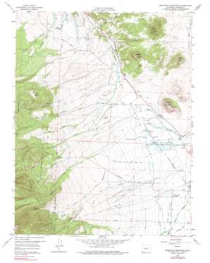 Beckwith Mountain USGS topographic map 38105b5