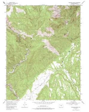 Phantom Canyon USGS topographic map 38105e1