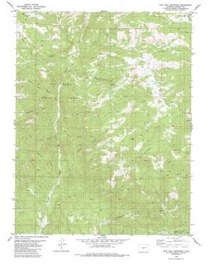Jack Hall Mountain USGS topographic map 38105e7