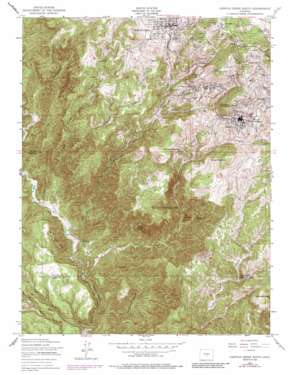Cripple Creek South USGS topographic map 38105f2