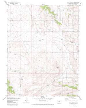 Agate Mountain USGS topographic map 38105g7