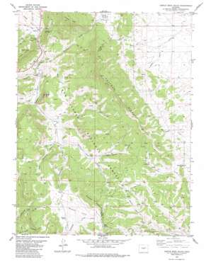 Castle Rock Gulch USGS topographic map 38105g8