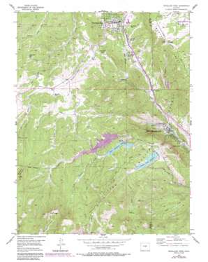 Woodland Park USGS topographic map 38105h1