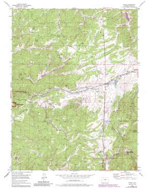 Divide USGS topographic map 38105h2
