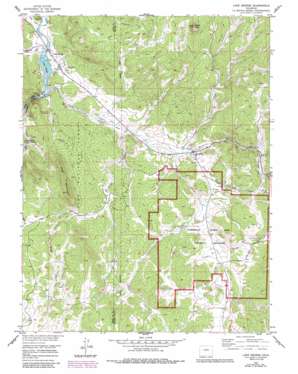 Lake George USGS topographic map 38105h3