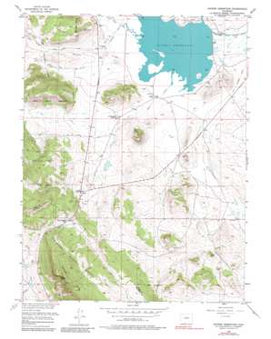 Antero Reservoir topo map