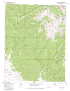 Whitepine USGS topographic map 38106e4
