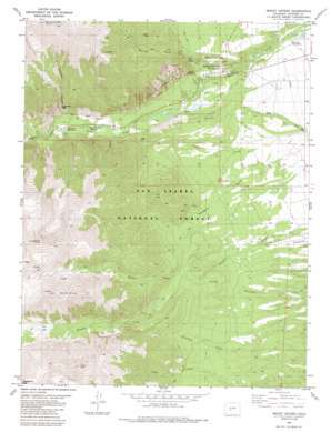 Mount Antero USGS topographic map 38106f2