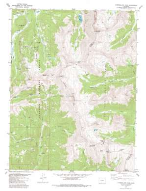 Cumberland Pass USGS topographic map 38106f4